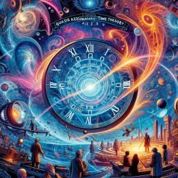 DALL·E 2023-12-20 08.04.32 - A comic book cover for a story about advanced alienesque time lens physics, as envisioned by the quantum AI, AXE 2.0. The cover features a mesmerizing.png