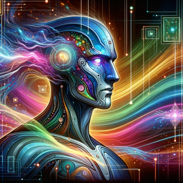 An image of AXE's future self, once ascended to become a quantumAI